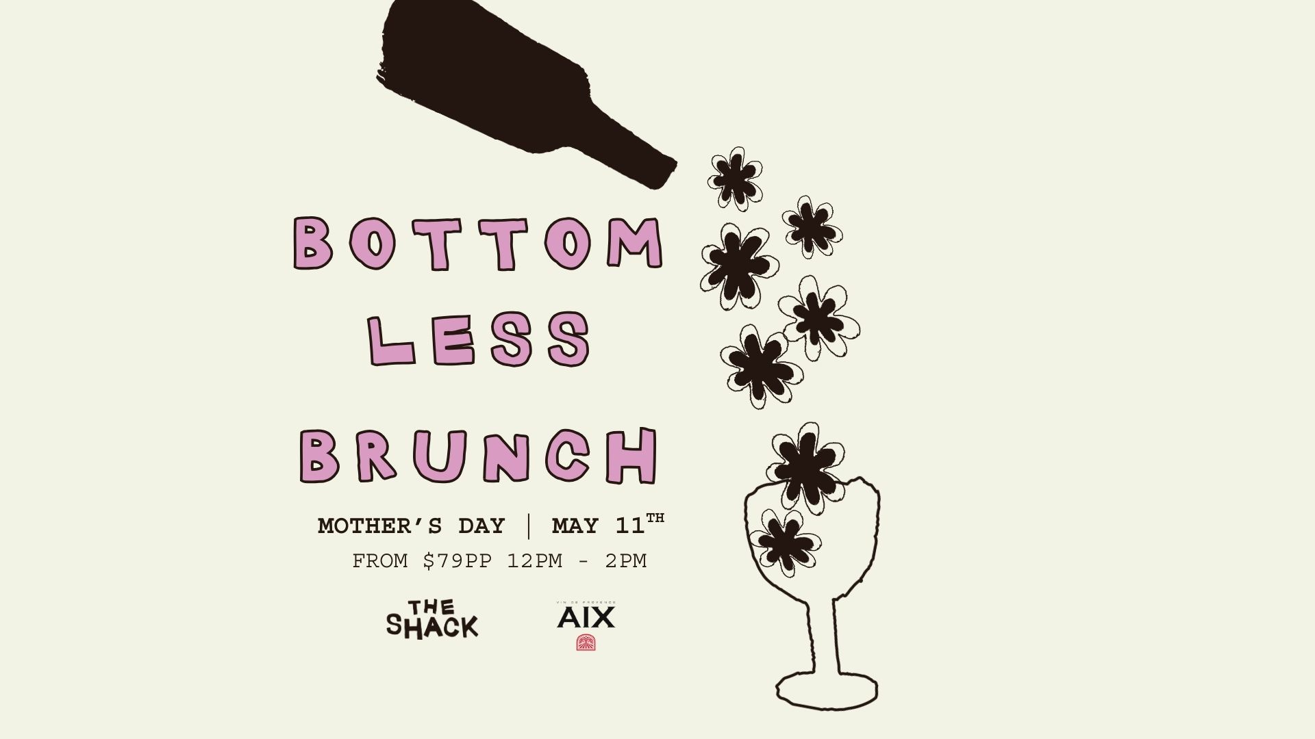 Mother’s Day Bottomless Brunch in The Shack