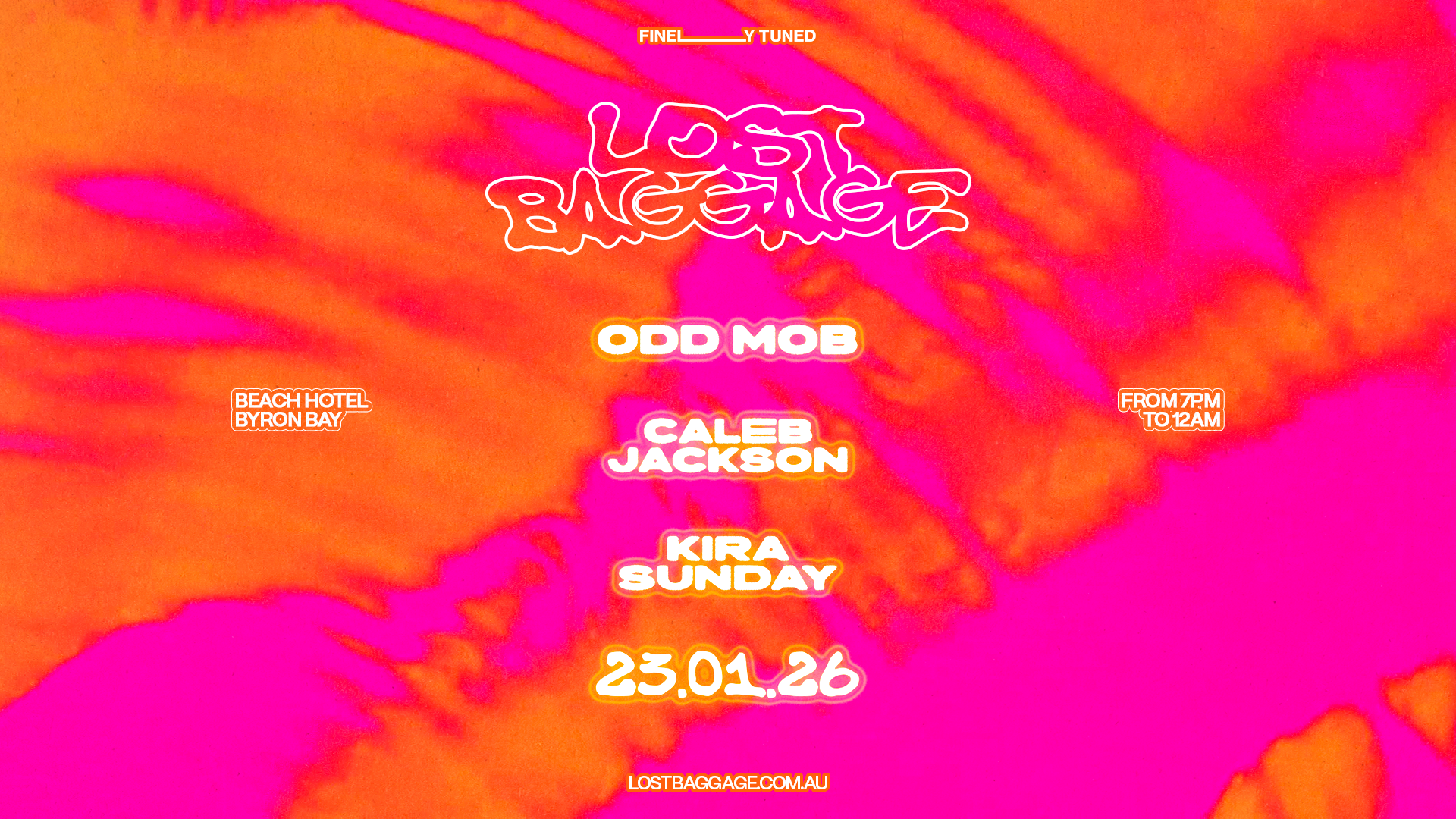 LOST BAGGAGE | Odd Mob, Caleb Jackson, Kira Sunday | Fri 23 Jan | TICKETS ON SALE NOW