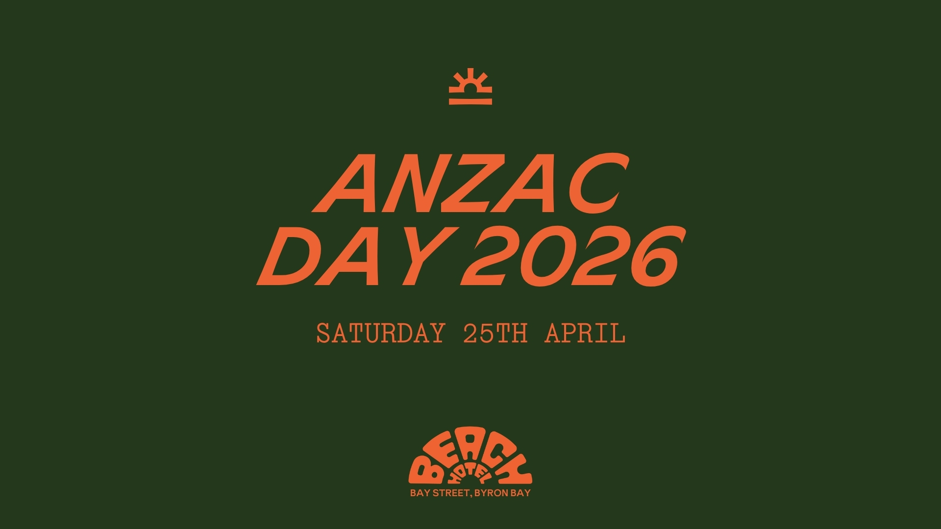ANZAC Day 2026