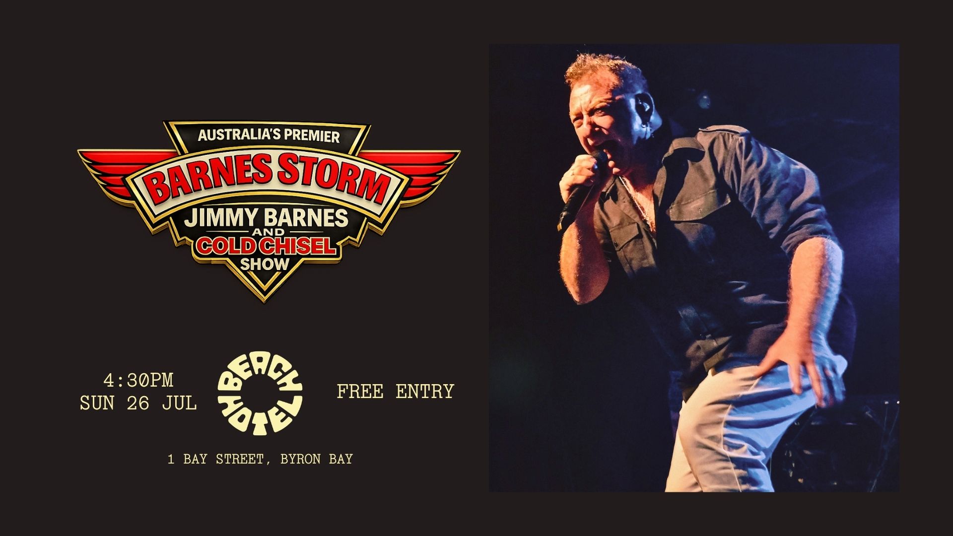 Barnes Storm | FREE SUNDAY ARVO SHOW