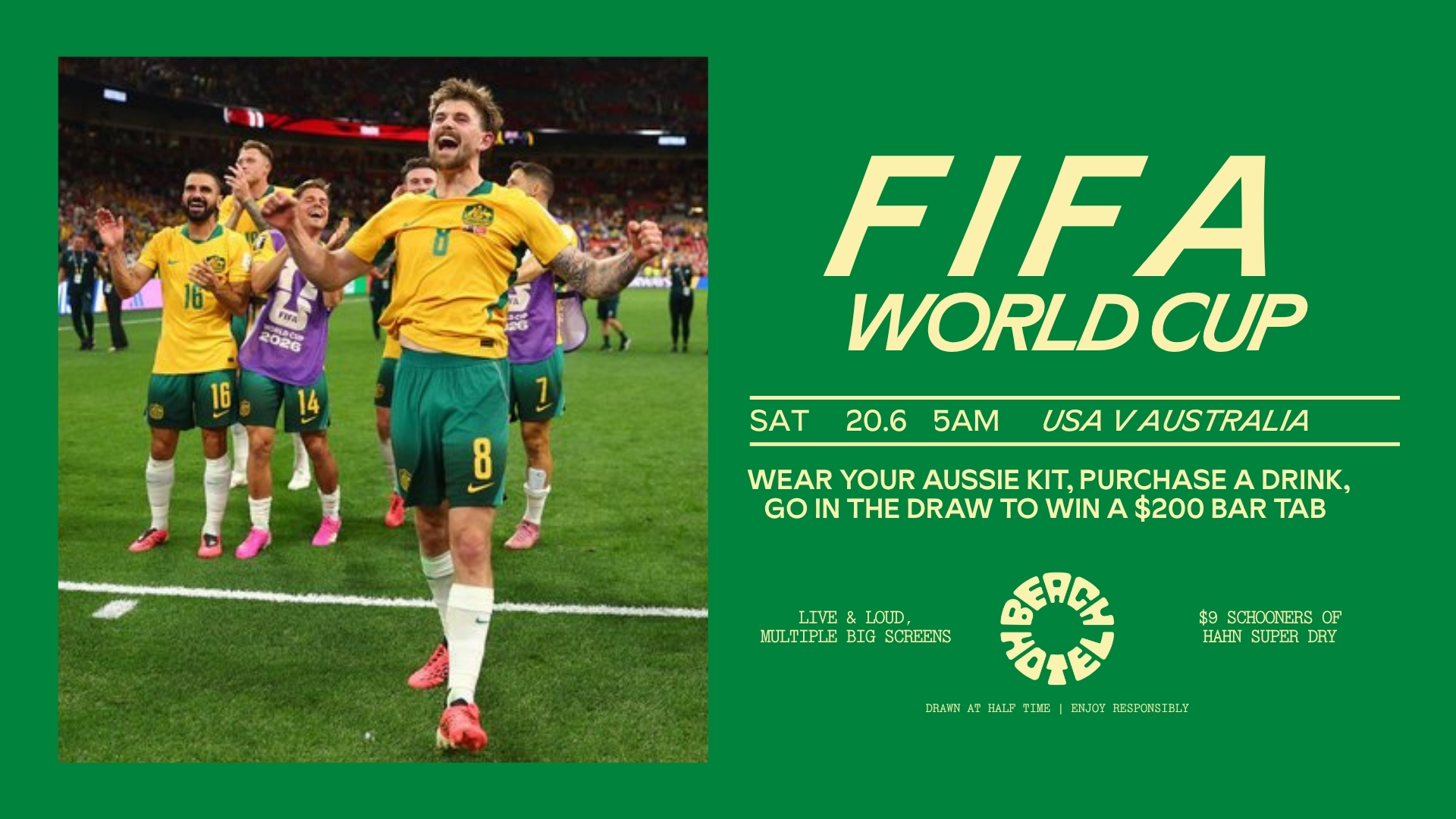 FIFA WORLD CUP | AUSTRALIA v USA