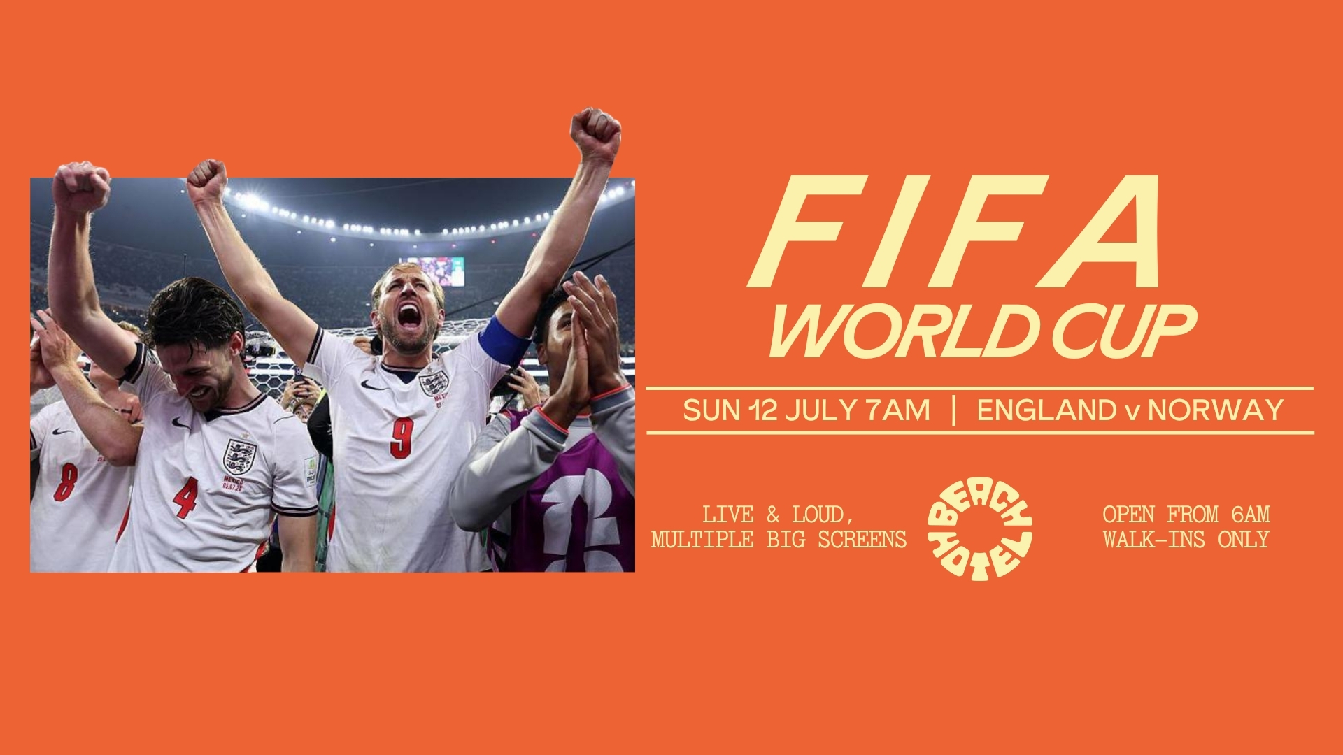 FIFA WORLD CUP Quarter Final | England v Norway