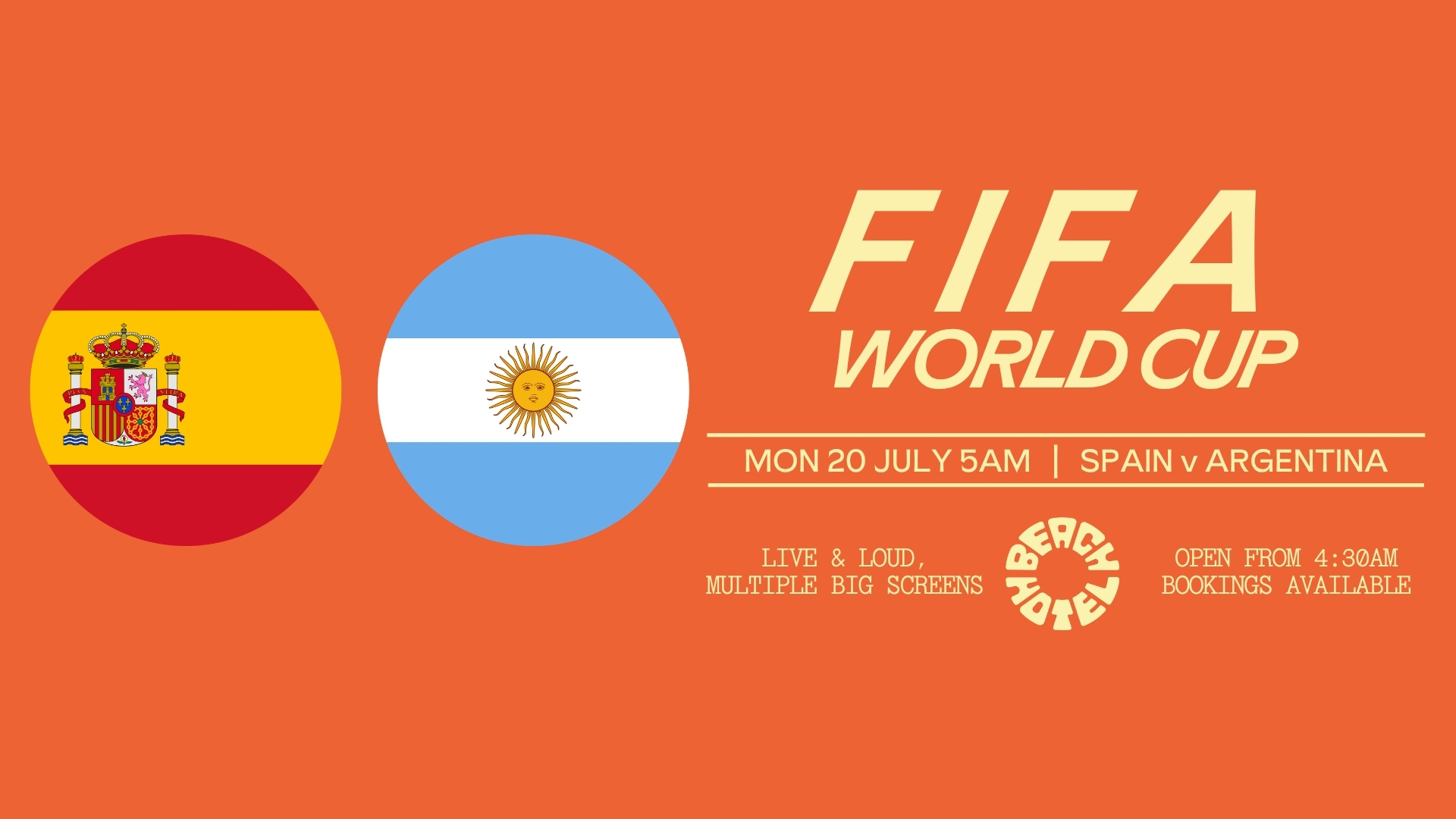 FIFA World Cup FINAL | SPA v ARG