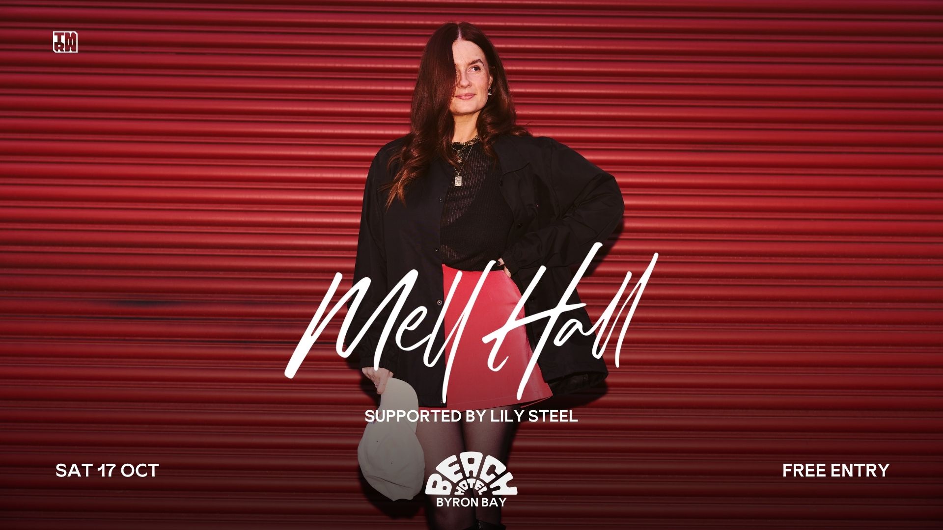 Mell Hall supported by Lily Steel
