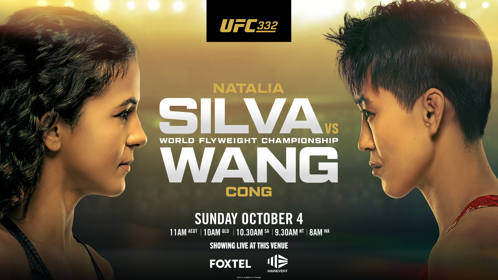 UFC332 | SILVA v WANG